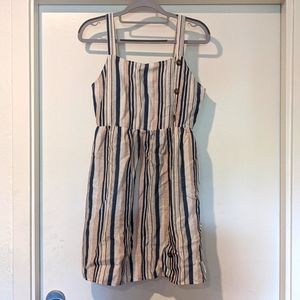 Ijoah Size M Striped Skirt with Buttons